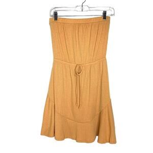 Peppy Los Angeles Womens Strapless Dress Size Small 
Peachy Tan Stretchy Knit